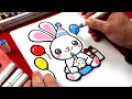 How To Draw A Funny Birthday Bunny