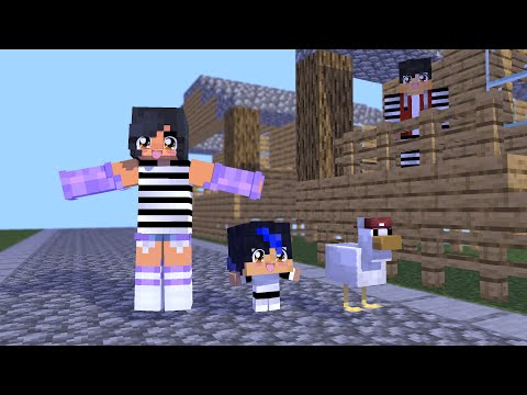 MONSTER SCHOOL :CHICKEN WING PRISON APHMAU,EIN VS AARON - MINECRAFT ANIMATION