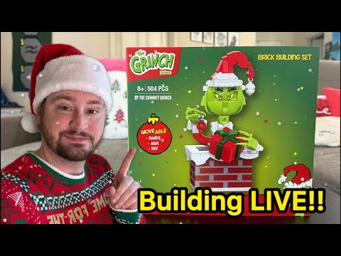 Building Up The Chimney Grinch set LIVE!!