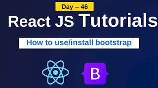 How to install bootstrap in  react | React  js tutorial for beginners | React  Js #reactjs
