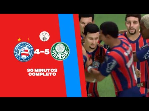 COPARECOPA - BAHIA X PALMEIRAS- OITAVAS DE FINAL 90 MINUTOS COMPLETO 