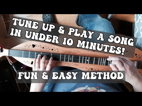 Mountain Dulcimer Lesson 1 | Play a song in under 10 minutes! #dulcimer #mountaindulcimer