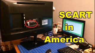 Quick Clip: Connecting my US Sinclair QL to a UK SCART TV