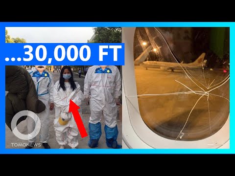 Chinese Woman Smashes Plane Window 30,000 ft in the Air!