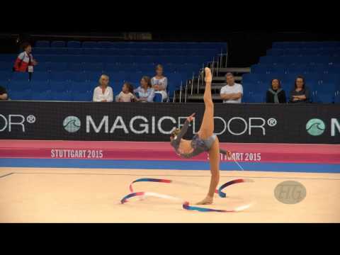 Themida CHRISTODOULIDOU (CYP) 2015 Rhythmic Worlds Stuttgart - Qualifications Ribbon