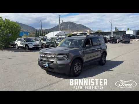 2025 Ford Bronco Sport Big Bend 4x4 in Gray for sale at Bannister Ford Penticton in Penticton, BC