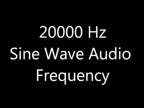 20000 Hz 20 kHz Sine Wave Sound Frequency Tone