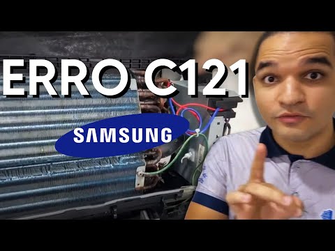 Vídeo: Erro C121 Samsung Wind Free: 3 sensores 10kΩ - Guia