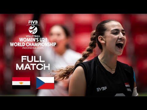 Egypt vs. Czechia - Pool C | Women's U21 World Champs 2025 - Full Match