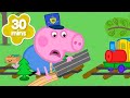George Fixes A Train Track Peppa Pig Tales 2025 Full Episodes 30 Minutes