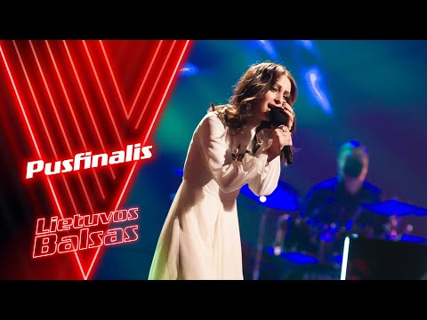 Vaida Deksnytė - Play Dead | Semi final | The Voice of Lithuania S8
