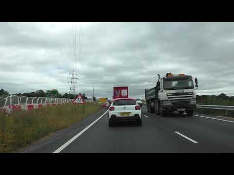 Driving On The A4440 Worcester Bypass, Worcestershire, England 17th August 2021