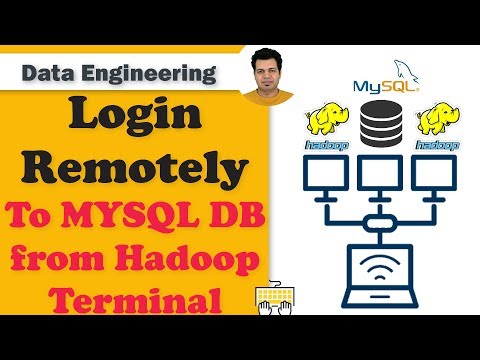 Login Remotely to MySql from Hadoop Terminal | Create Directory on HDFS