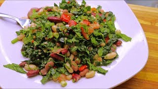Summer Bean and Kale Salad - Healthy Recipe Channel