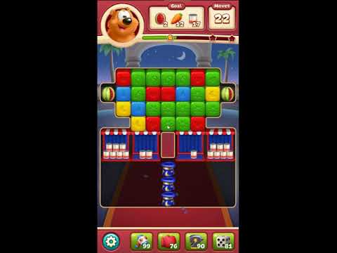 Toon Blast Level 3444 - NO BOOSTERS 🐻🐺🐱 | SKILLGAMING ✔️