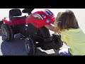 „Smoby XL Mėlyna Traktor for Pedal“ su priekaba