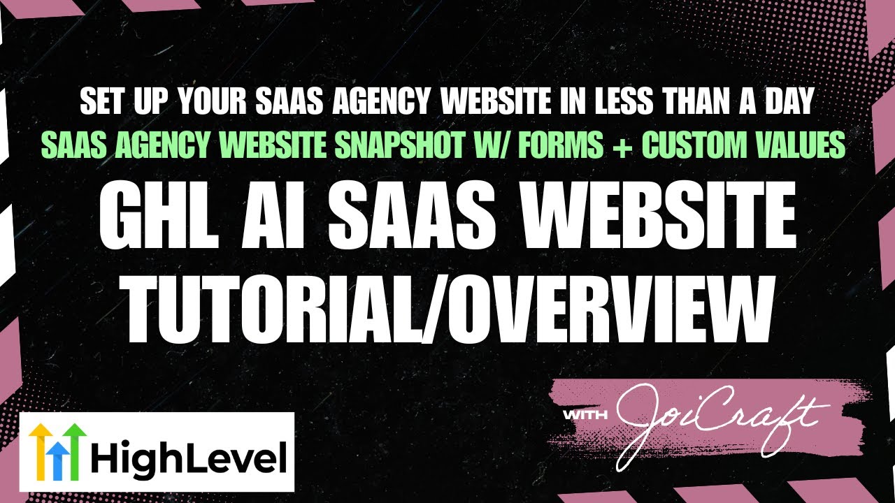 GoHighLevel SAAS Website Setup – Beginner Friendly + (No Code) Code Elements