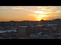 Orange Sky City View Hyperlapse