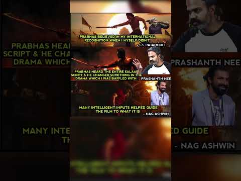 SS Rajamouli | Prashanth Neel | Nag Ashwin | Reactions on Prabhas’s Bahubali Salaar Kalki 2898 AD