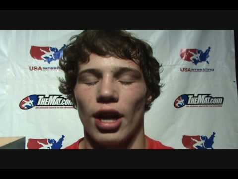 2009 Cadet National 130 pound champion Alex Dieringer of Wisconsin
