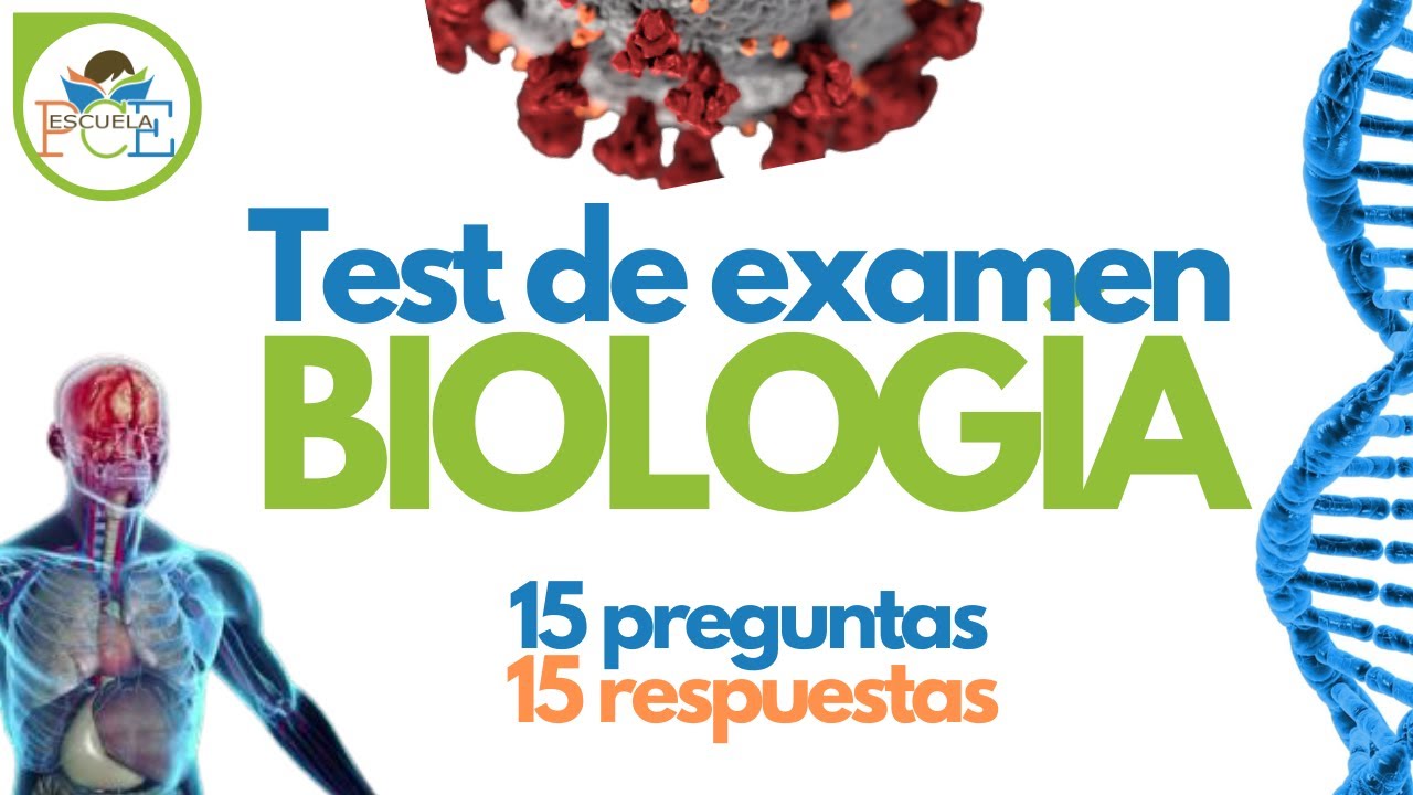 🧬 BIOLOGÍA ⭐️ Test para SELECTIVIDAD ⏱ 20 segundos por pregunta