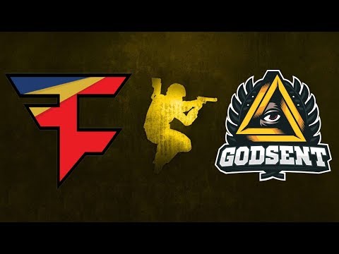 CS:GO - FaZe Clan vs GODSENT - ECS Season 5 Europe - Map 2 Cache