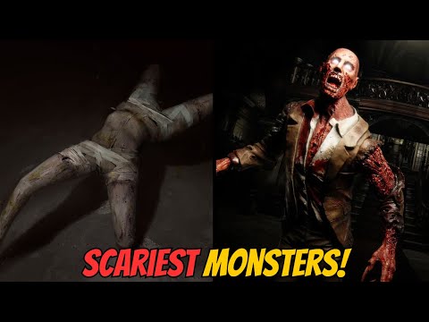 Top 10 SCARIEST Monsters In Horror Games!
