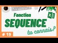 #19 - Tu connais la fonction SEQUENCE? | Excel