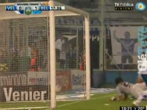 Belgrano 1 Velez 0  Gol del Cuqui