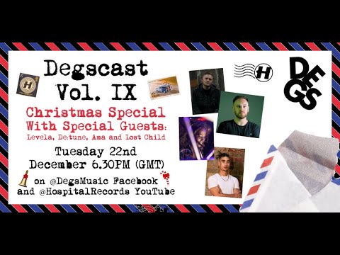 Degscast Vol. 9 - Christmas Special with Levela, De:tune, Ama and Lost Child