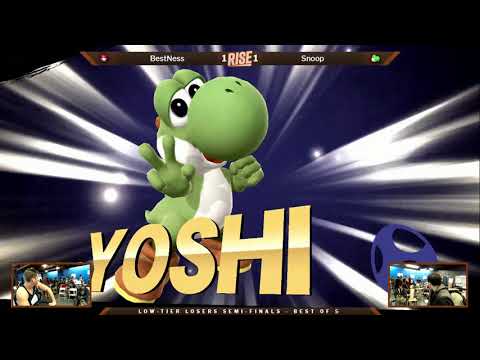 Rise 2018 Low-Tier Losers Semis - BestNess (Ness) vs Snoop (Yoshi)