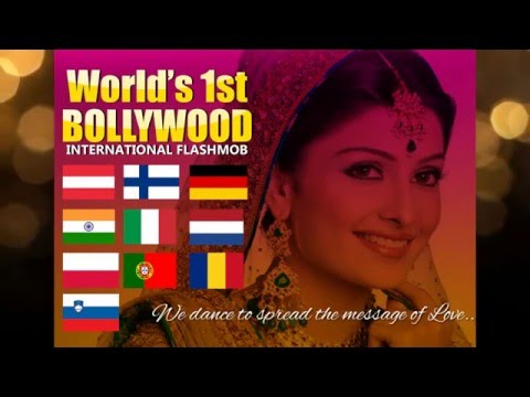 WORLD'S 1st INTERNATIONAL BOLLYWOOD FLASH MOB.