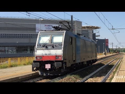 TRENI MERCI IN TRANSITO A BOLOGNA FIERE:E186 RCCA,E190.025 WORLD RECORD & E483.101 DB CARGO!