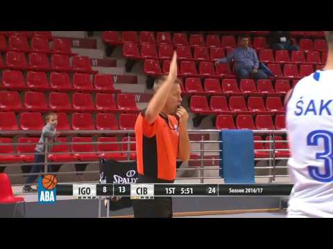 ABA Liga 2016/17, Round 1 match: Igokea - Cibona (2.10.2016)