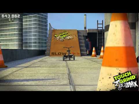 Touchgrind bmx Skyline Gold Medal bad ending - Touchgrind BMX
