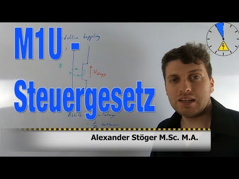 Steuergesetz - Mittelwert Ausgangsspannung M1U Schaltung