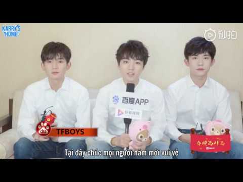 [Vietsub] 190204 TFBOYS _ Phỏng vấn app Baidu: Cảm nhận khi lần 4 đến sân khấu Xuân Vãn?