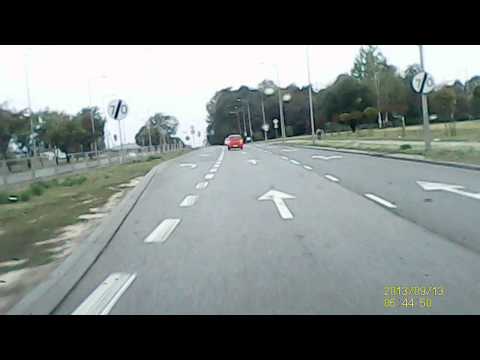 Kamera samochodowa myEye Traffic Biedronka 2013-09-13