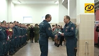 preview picture of video 'Новую пожарную аварийно-спасательную часть открыли в Могилёве'