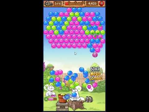 Simon's Cat Pop Time Level 4 - NO BOOSTERS 😺 | SKILLGAMING ✔️