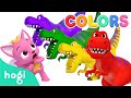 Learn Colors with Dinosaurs Eggs 🦖 🥚 | Colors Songs | Kids Learn Colors | Pinkfong Hogi