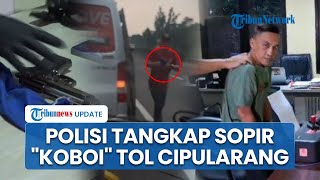 Sopir Jasa Pengiriman Ditangkap seusai Todongkan Pistol di Tol, Bermula dari Aksi Saling Salip