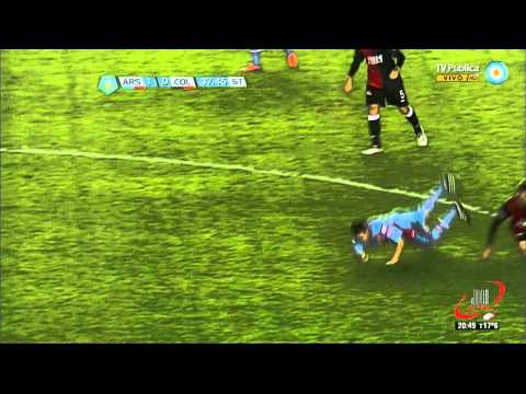 EXPULSION DE MORENO Y FABIANESI - ARSENAL 2 COLON 0 - FECHA 11 (19 10 2012)