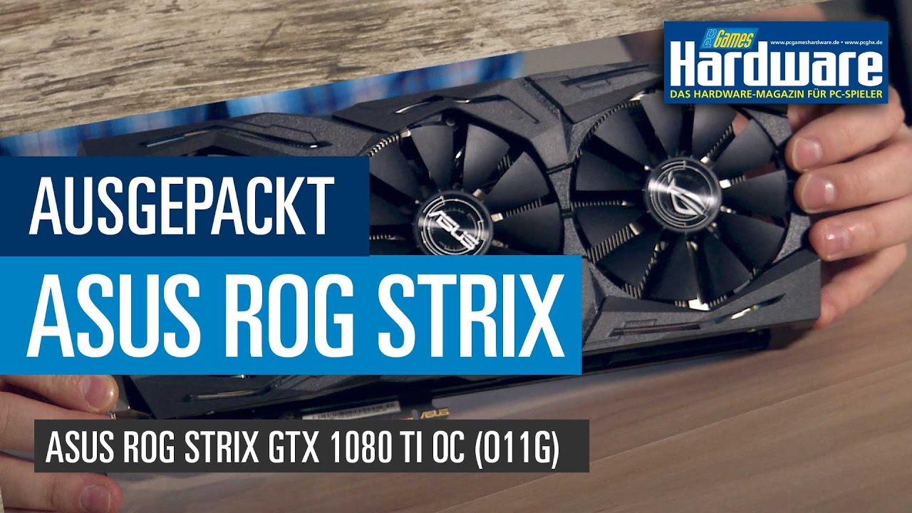 Видеокарта Asus PCI-E ROG-STRIX-GTX1080TI-11G-GAMING nVidia GeForce GTX 1080TI 11264Mb 352bit GDDR5X 1493, 11100 DVIx1, HDMIx2, DPx2, HDCP Ret