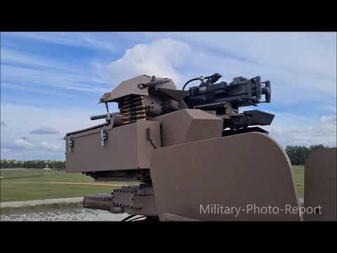 Tirs de mitrailleuse 12 7mm du GRIFFON / VBMR avec le 1er Régiment d'Infanterie.