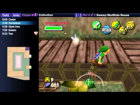 Legend of Zelda Majora's Mask Walkthrough 04 (4/7) "Collection: Swamp Skulltula House"