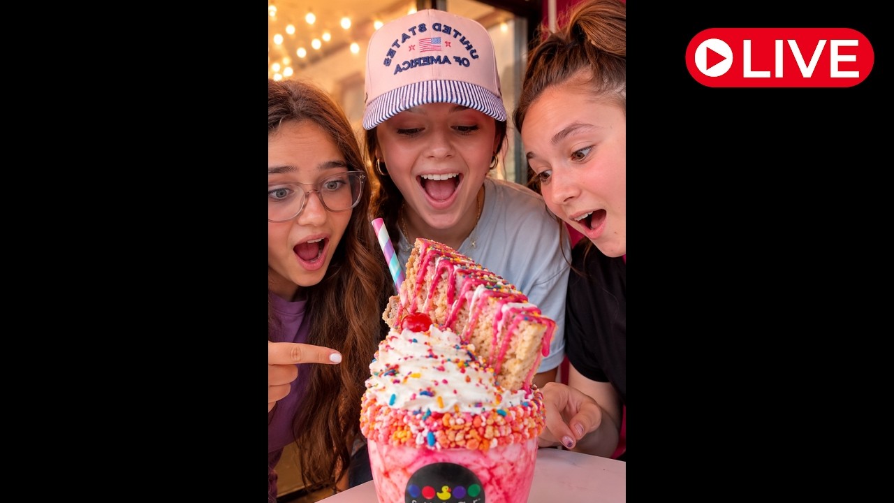 Wild Adventure Girls is live in LA Trying Viral Treats!