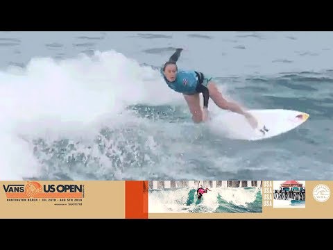 Moore vs. Defay vs. Ado - Round Three, Heat 1 - Vans US Open of Surfing - Women's CT