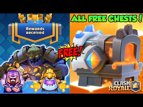 All New Free Rewards! Free Emote, Free Evolution! How to get New Seasonal Chests in Clash Royale