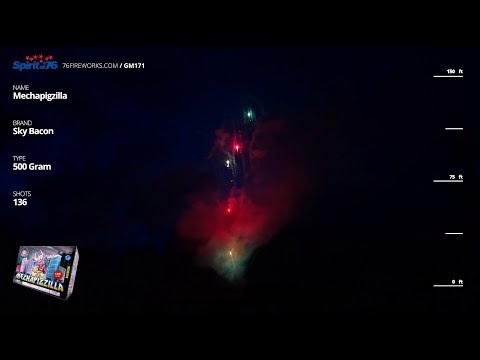 GM171 Mechapigzilla - 136 shot Sky Bacon 500g Cake